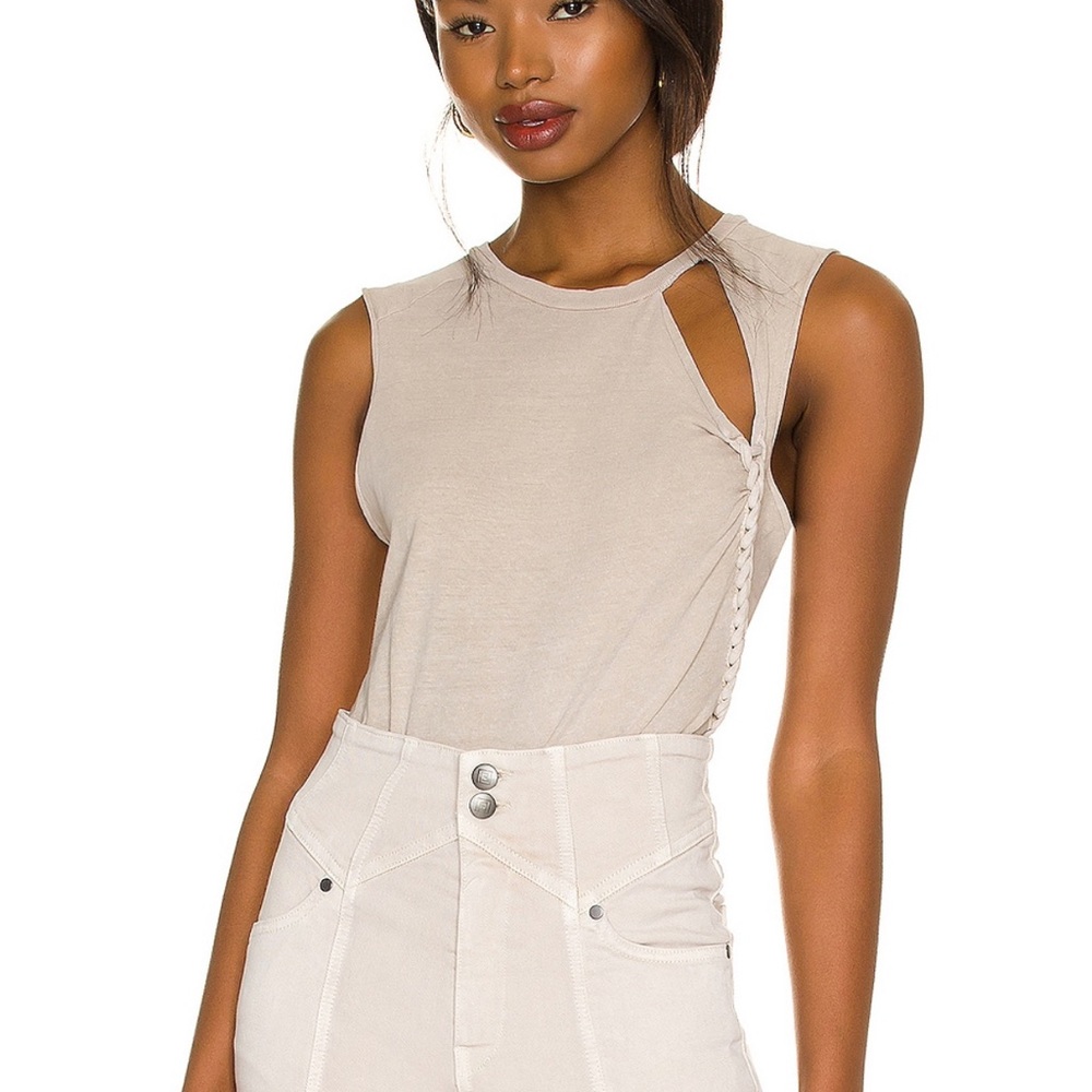 Pat color t shirt bodysuit. NWOT. Never worn. Noam cliff bodysuit.